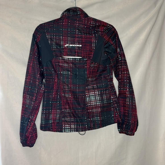 BROOKS ATHLETIC ABSTRACT ZIP UP JACKET (XS) - Picture 8 of 8